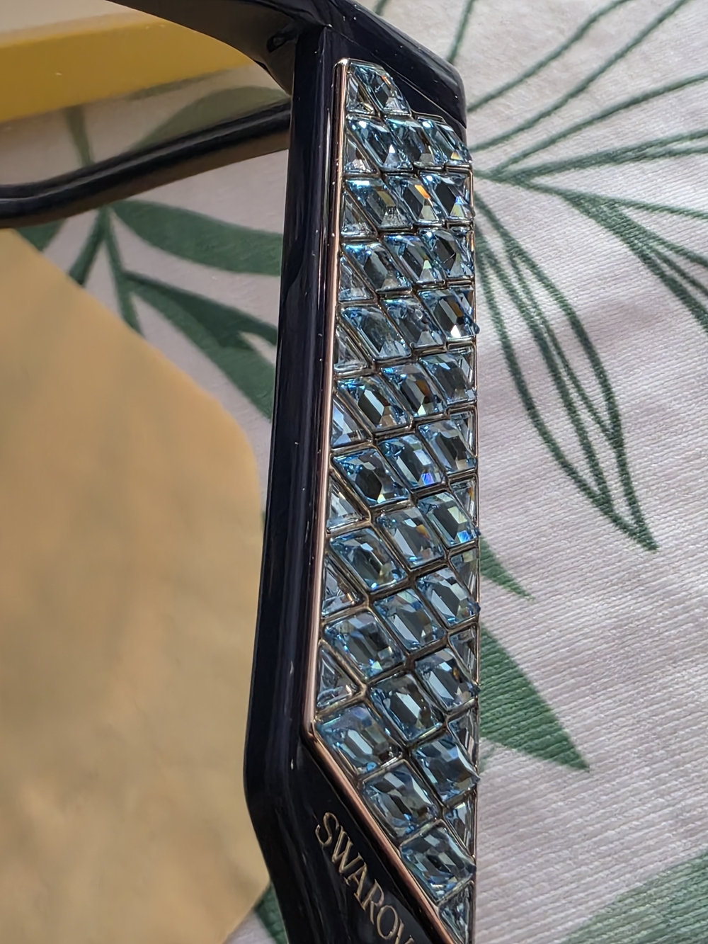 Swarovski SK5446 Crystal Eyeglasses Shiny Blue 54-16-140 NEW - Picture 10 of 16